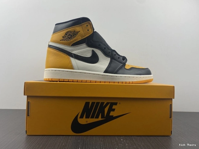 Kick Theory Air Yellow High Jordan Toe 555088-711 OG 1 0729